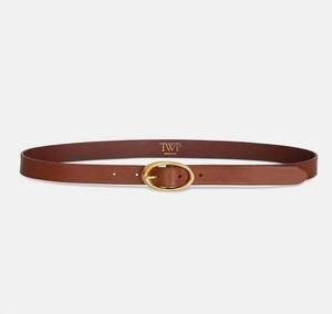 NEW TWP women's narrow belt in cognac